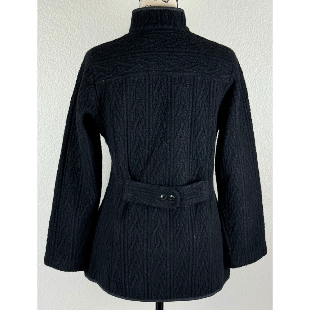 Filson Women's Black Wool Blend Zip Up Jacket, size Small - Picture 6 of 10